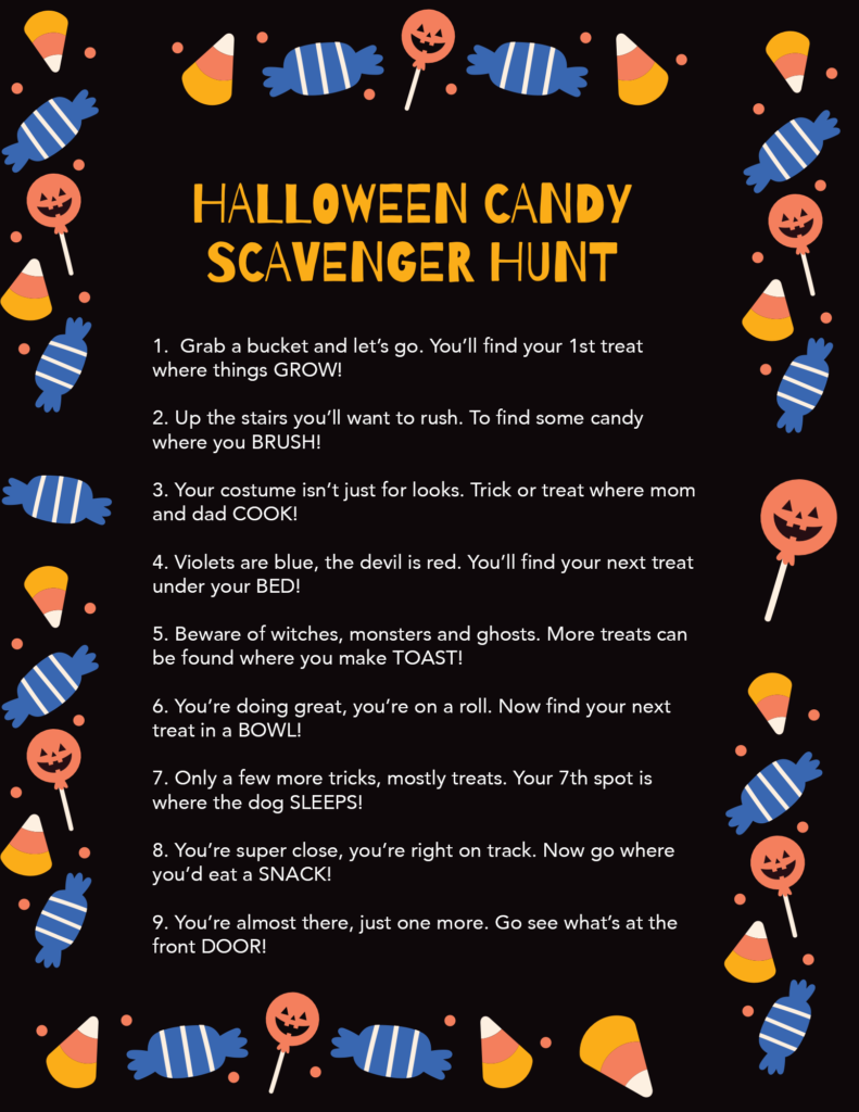 Halloween Scavenger Hunt